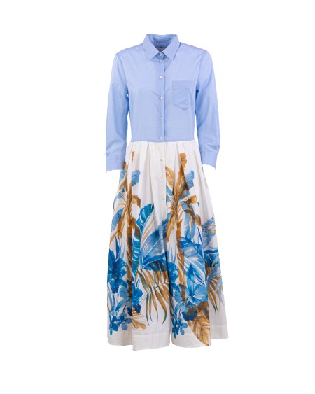 Shop SARA ROKA Sara Roka abito in cotone.
Camicia con colletto.
Maniche a 3/4.
100% cotone muslin.
Spalle scese.
Gonna con bottoni.
Lunghezza midi.
Composizione: 100% Cotone.
Fabbricato in Italia.. NIDINA 85 S1Q7061-R