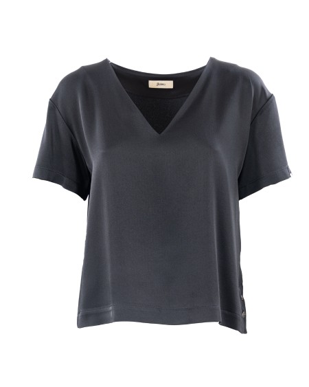 Shop HERNO Saldi Top: Herno blusa in casual satin.
Maniche corte.
Scollo a V.
Spacchi laterali con automatici.
Composizione: 71% Acetato, 29% Viscosa.
Made in Bulgaria.. BL000009D-9300