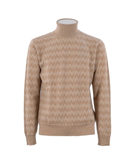 Shop MISSONI  Lupetto: Missoni lupetto in lana e cashmere.
Maniche lunghe. 
Filato di pura lana.
Composizione: 90% lana, 10% cashmere.
Made in Italy.. US24WN0C-BK038Y-S01D6