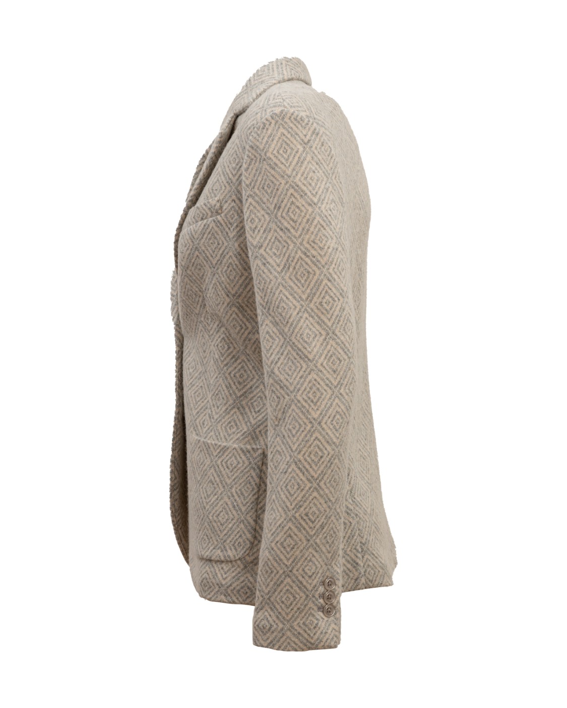 shop CIRCOLO Saldi Giacca: Circolo giacca in lana con fantasia geometrica in contrasto.
Slim fit.
Tasche a toppa.
Due bottoni.
Sfoderata.
Composizione: 40% lana 35% alpaca 25% poliammide.
Fabbricato in Romania.. FD2131-006 number 7508529
