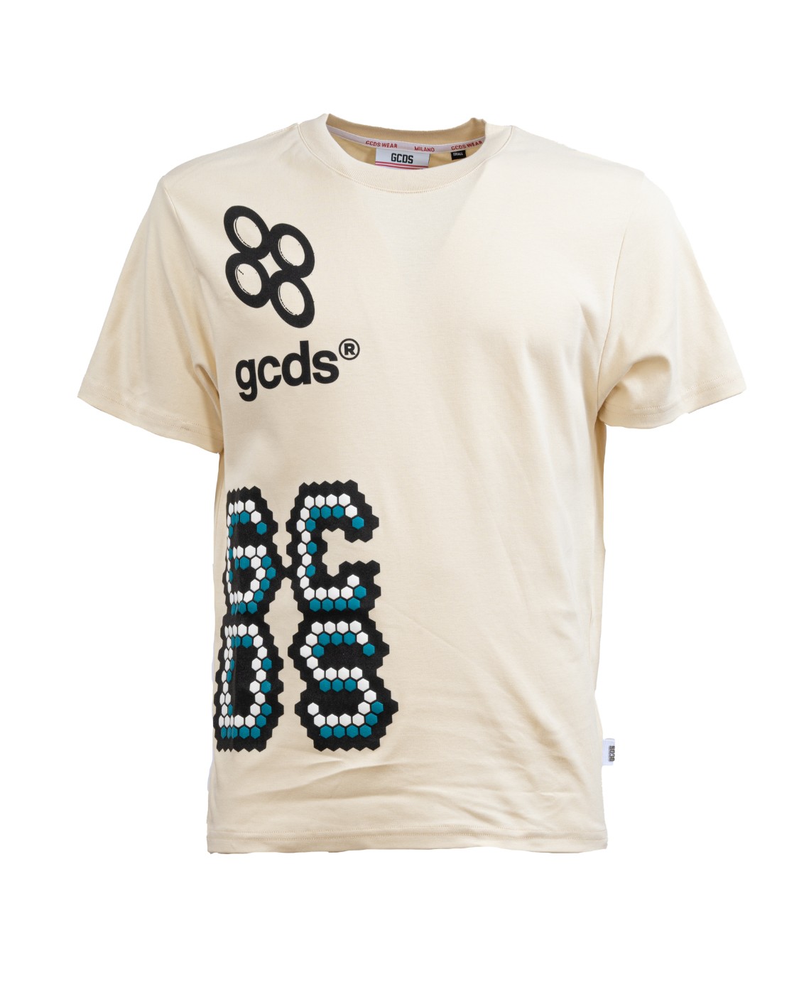 shop GCDS Saldi T-shirt: GCDS T-shirt con stampa.
Girocollo.
Maniche corte.
Logo.
Vestibilità regolare.
Composizione: 100% Cotone.
Fabbricato in Romania.. AI22M130610-57 number 6738441