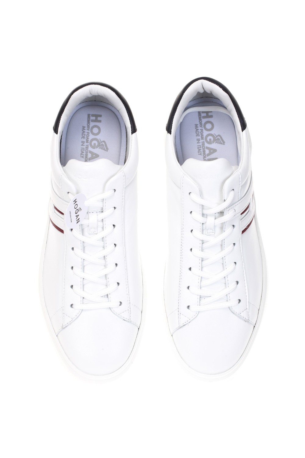 shop HOGAN  Sneakers: Hogan Sneakers H580 in pelle.
Tomaia in pelle.
H laterale.
Fussbett in memory foam.
Suola in gomma.
Indicazioni di cura e mantenimento incluse.
Custodia in tessuto inclusa.
Composizione: 100% pelle.
Made in Italy.. HXM5800DV42QI5-14ZZ number 9908821