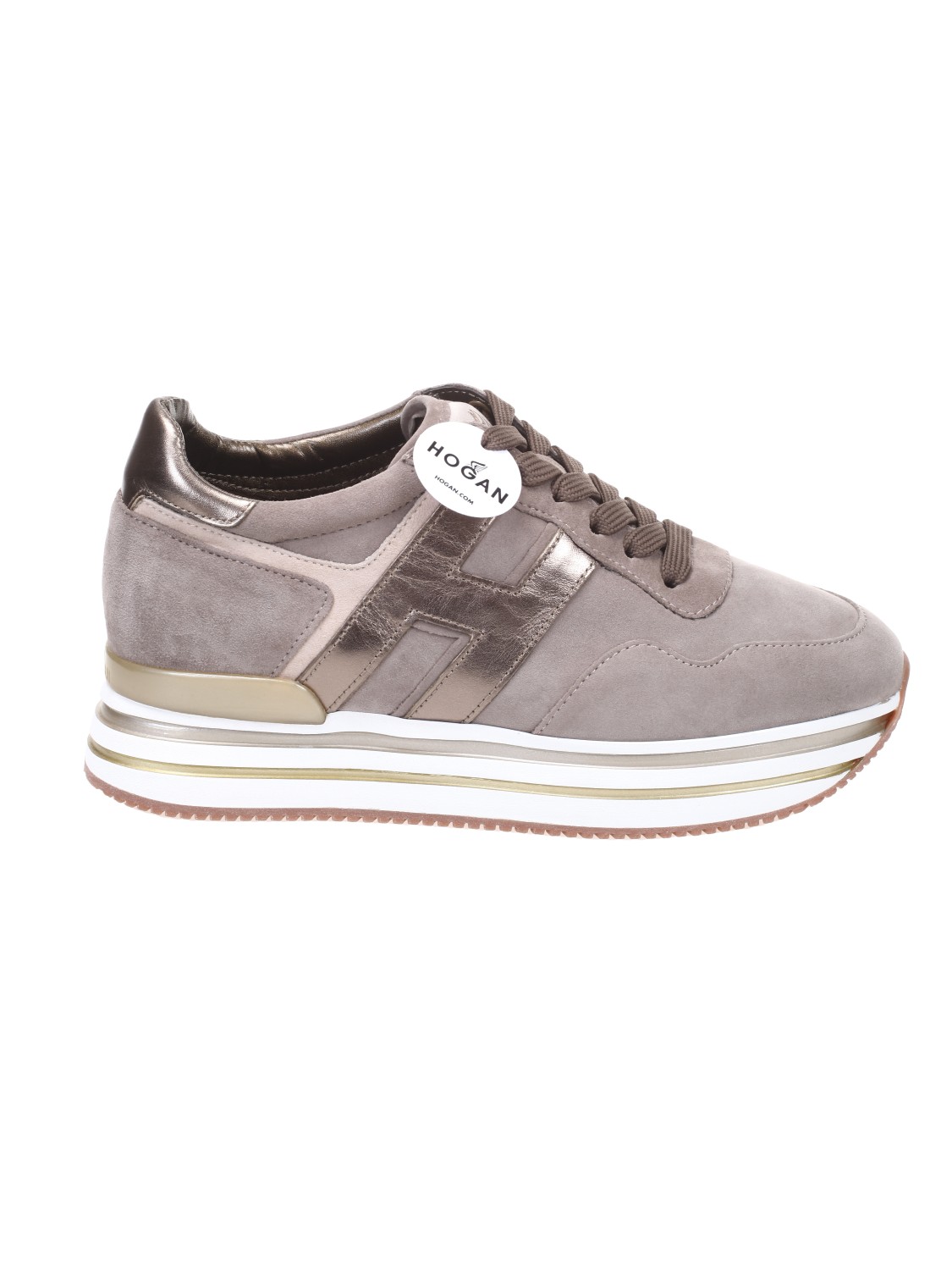 shop HOGAN  Scarpe: Hogan  sneakers Midi H222.
Tomaia in pelle scamosciata.
Dettagli in pelle scamosciata, metallizzata e tessuto tecnico.
H laterale e dettagli in vernice.
Fussbett estraibile 8 mm.
Suola ultraleggera in eva.
Altezza totale 5,5 cm.
Indicazioni di cura e mantenimento incluse
Custodia in tessuto inclusa.
Fabbricato in Italia.. HXW4830CB80Q25-0QYG number 1981589