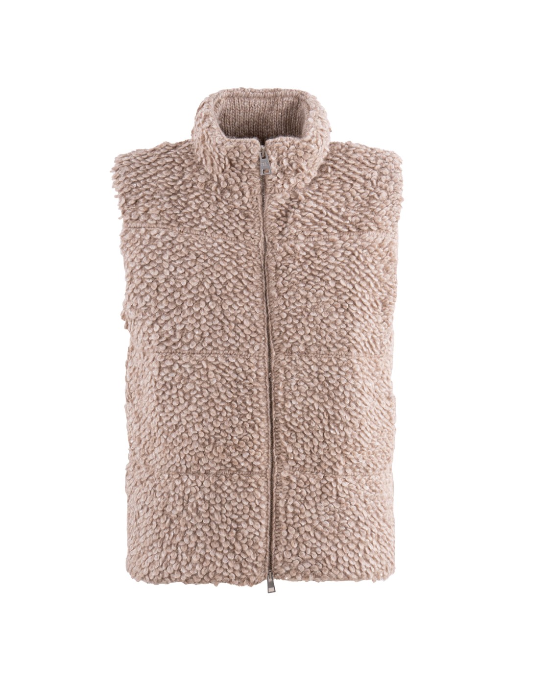 shop D.EXTERIOR  Gilet: D Exterior gilet in misto lana.
Collo alto.
Chiusura a zip con doppio cursore.
Lato anteriore in alpaca, lato posteriore in poliestere.
Composizione: 13% lana, 28% alpaca, 37% poliestere, 22% poliammidica.
Made in Italy.. 59452-7NOCC number 6311727