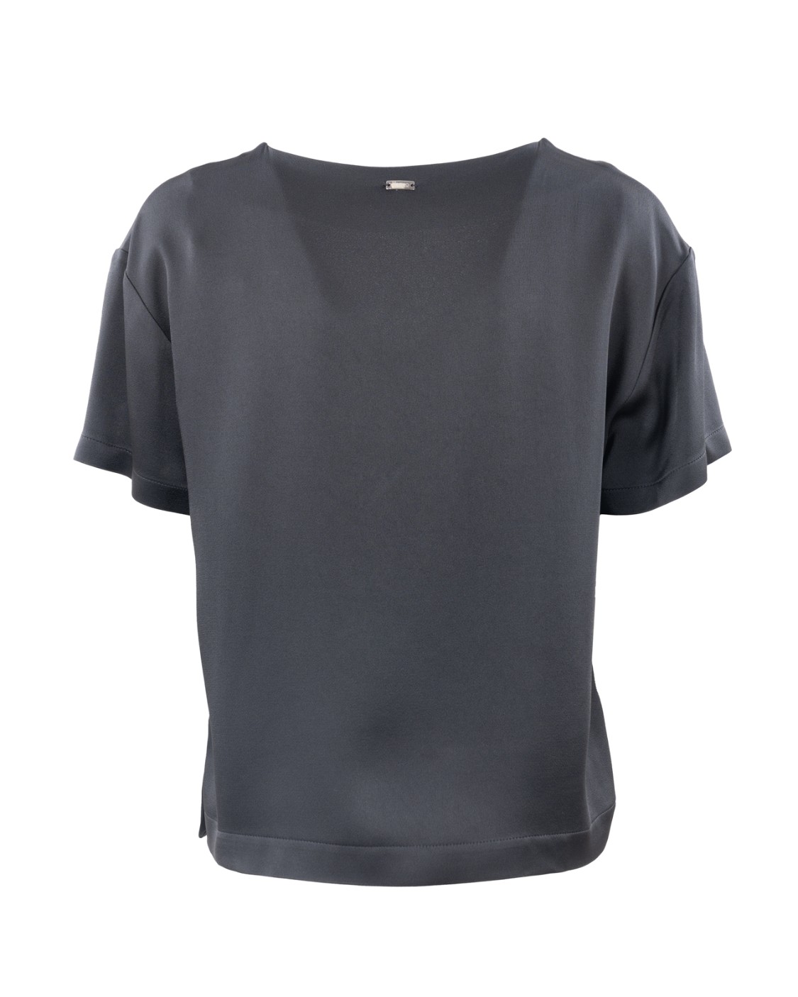 shop HERNO  Top: Herno blusa in casual satin.
Maniche corte.
Scollo a V.
Spacchi laterali con automatici.
Composizione: 71% Acetato, 29% Viscosa.
Made in Bulgaria.. BL000009D-9300 number 7012720