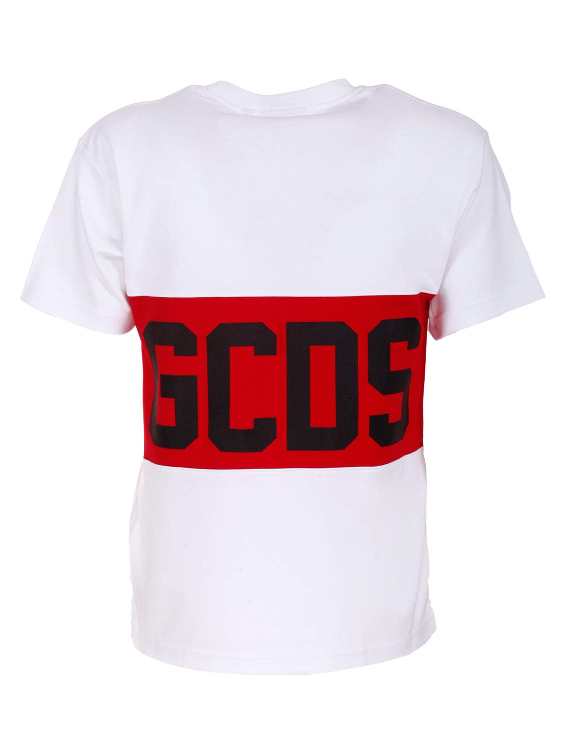 shop GCDS  T-shirt: GCDS t-shirt girocollo con logo frontale.
Oversize fit.
Composizione: 100% cotone.
Fabbricato in Italia.. CC94M021014-01 number 5900900