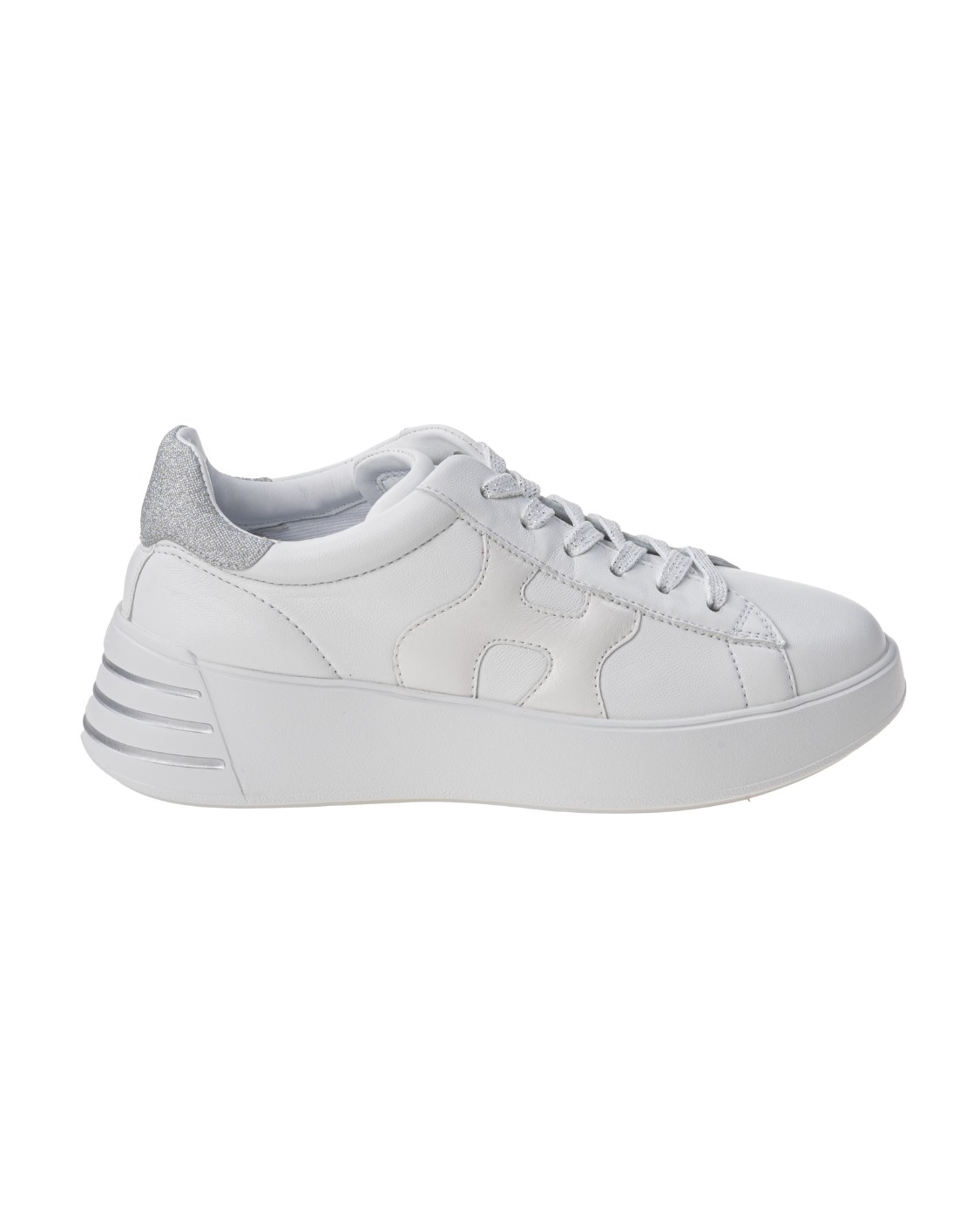 shop HOGAN Saldi Sneakers: Hogan sneakers Rebel.
Tomaia in nappa.
H laterale e dettagli in pelle laminata effetto mosso.
Fussbett in memory foam.
Suola in gomma.
Altezza percepita 5 cm.
Indicazioni di cura e mantenimento incluse.
Custodia in tessuto inclusa.
Composizione: 100% Pelle.
Fabbricato in Italia.. HXW5640DN60QYQ-0351BIANCO/ARGENTO number 7378365