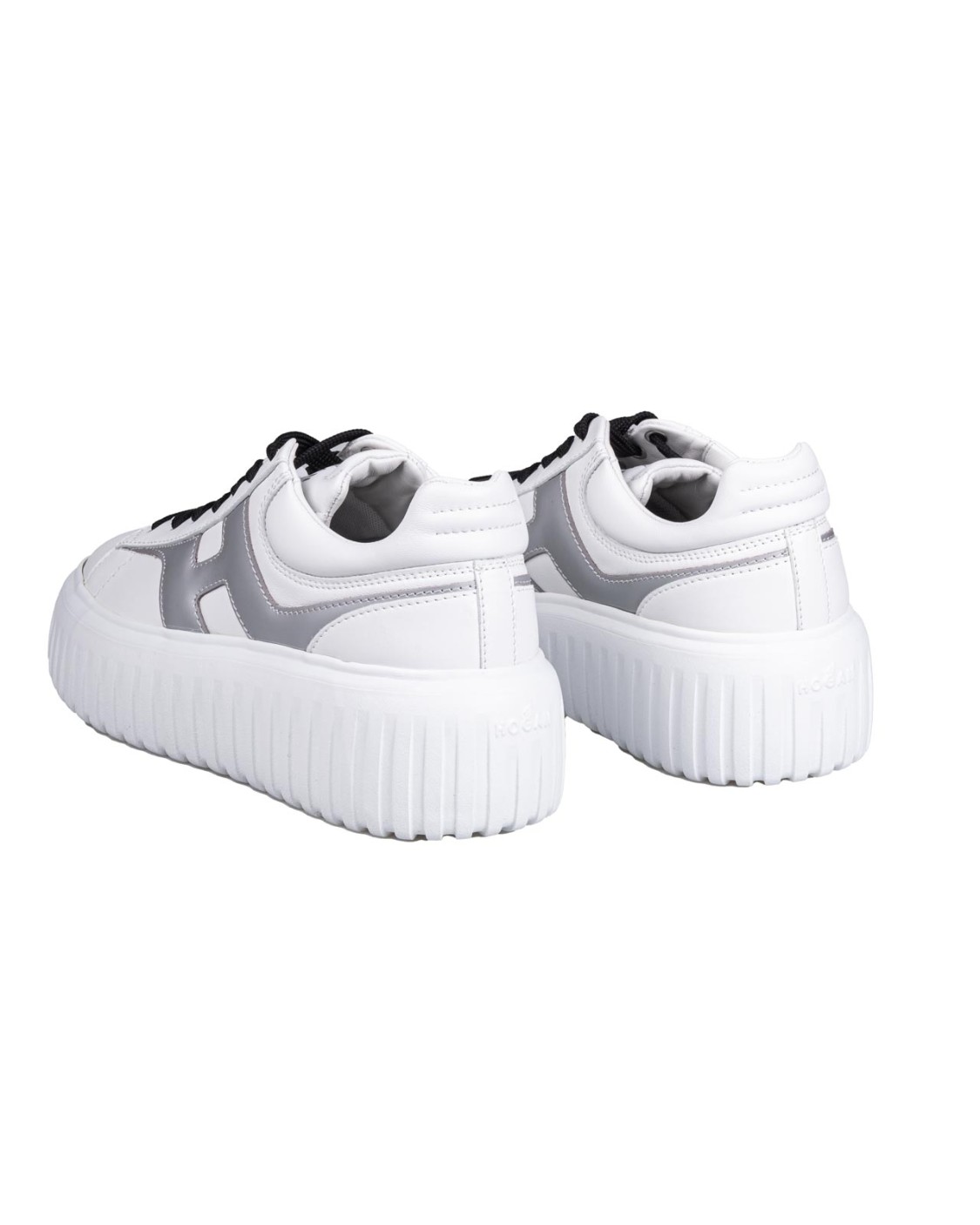 shop HOGAN Saldi Sneakers: Hogan sneakers Hogan H-Stripes bianco.
Tomaia in nappa.
Inserti in pelle lucida.
H laterale.
Fussbett in memory foam 8 mm.
Suola in EVA.
Altezza totale 5,8 cm.
Indicazioni di cura e mantenimento incluse.
Custodia in tessuto inclusa.
Include un paio di lacci aggiuntivi.
Made in Italy.. HXW6450FE91NCD-0351 number 508064